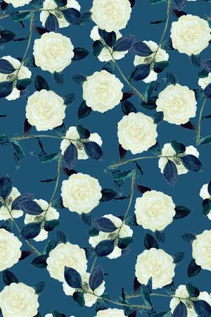 满版散花印花华亿平台图片