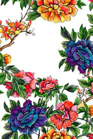 绿植树叶印花华亿平台图片