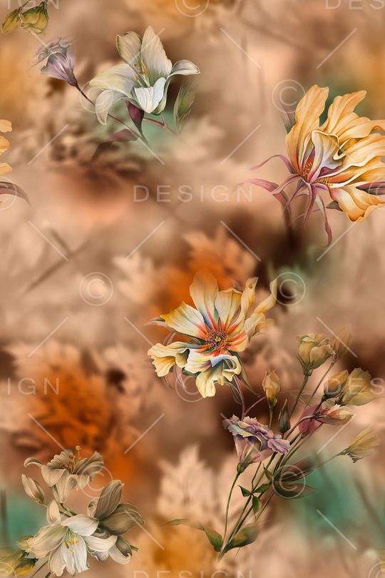 水墨风印花华亿平台图片