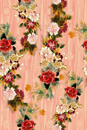 复古印花华亿平台图片