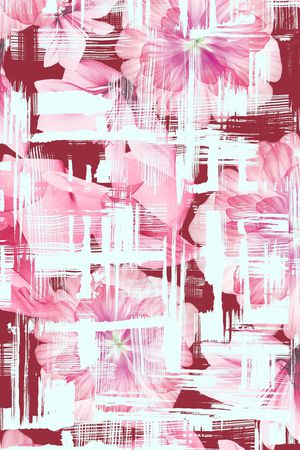 笔触印花华亿平台图片