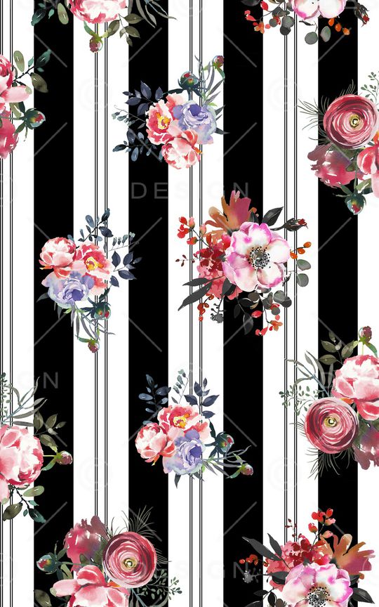 黑白条纹印花华亿平台图片