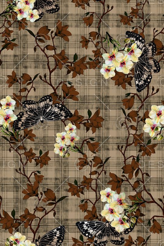 格子印花华亿平台图片