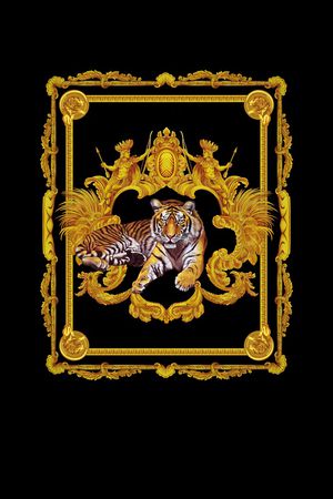 宫廷风印花华亿平台图片