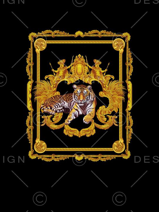 宫廷风印花华亿平台图片