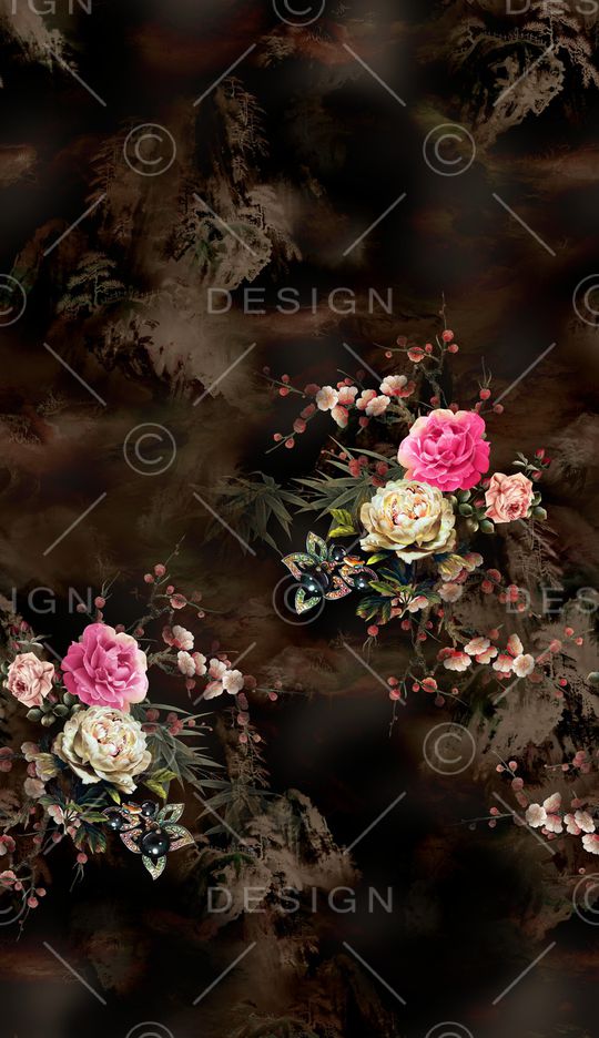 定位花印花华亿平台图片