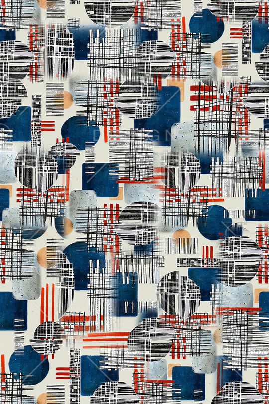 几何印花华亿平台图片