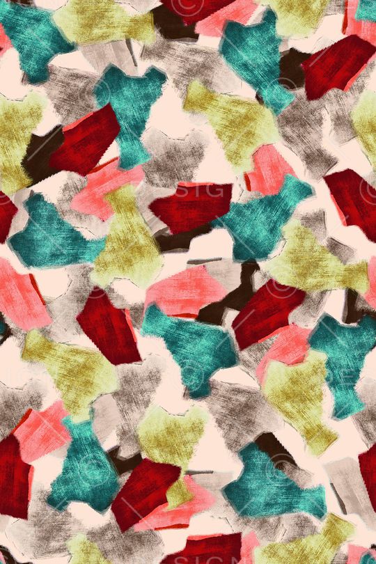 几何印花华亿平台图片