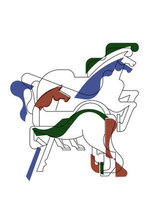 几何印花华亿平台图片