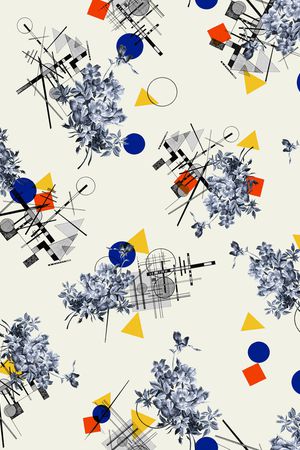 几何印花华亿平台图片