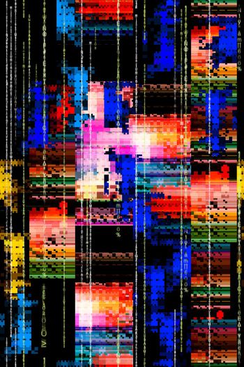 几何印花华亿平台图片