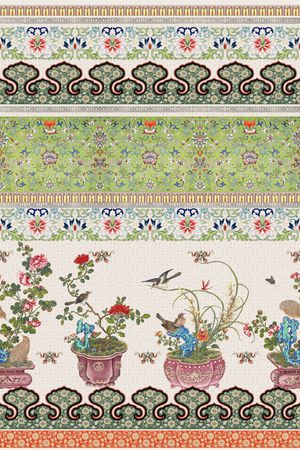 真丝印花华亿平台图片