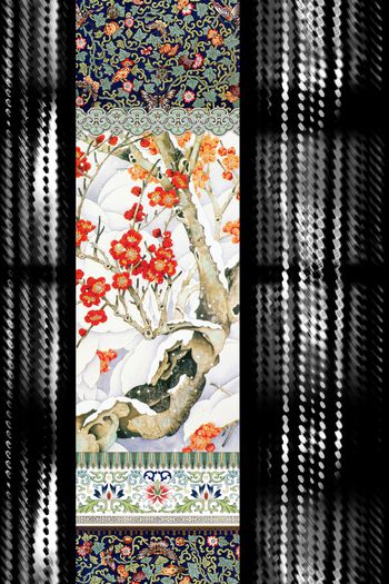 数码定位花印花华亿平台图片