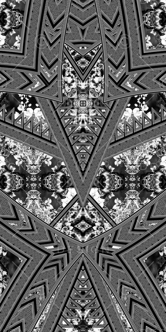 黑白华亿平台印花华亿平台图片