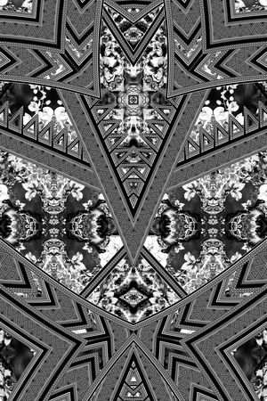 黑白华亿平台印花华亿平台图片