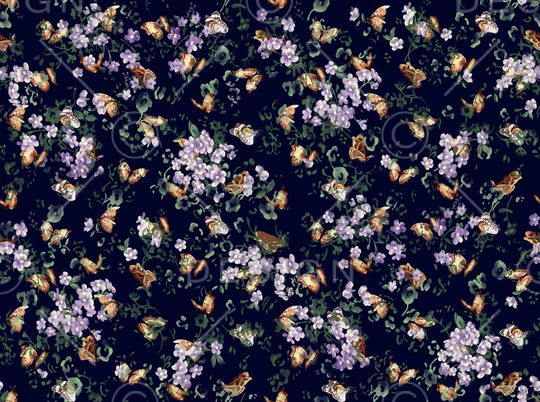 抽象花卉印花华亿平台图片