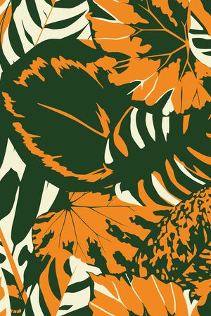 绿植树叶印花华亿平台图片