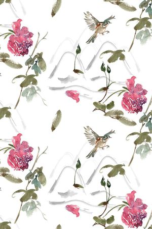 水彩印花华亿平台图片