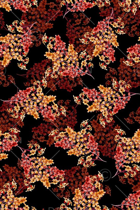 绿植树叶印花华亿平台图片