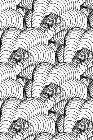 线条印花华亿平台图片