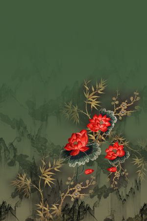 定位花印花华亿平台图片