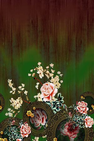 定位花印花华亿平台图片