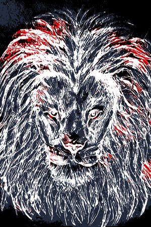 狮子印花华亿平台图片