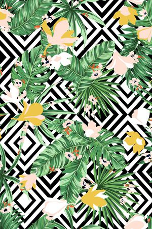 线条印花华亿平台图片