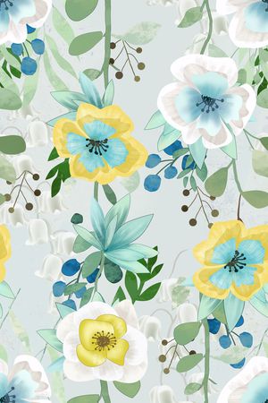 绿植树叶印花华亿平台图片