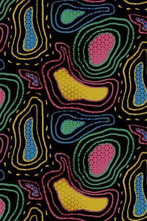 几何印花华亿平台图片