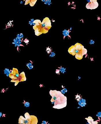 1315198-水彩碎花黑底