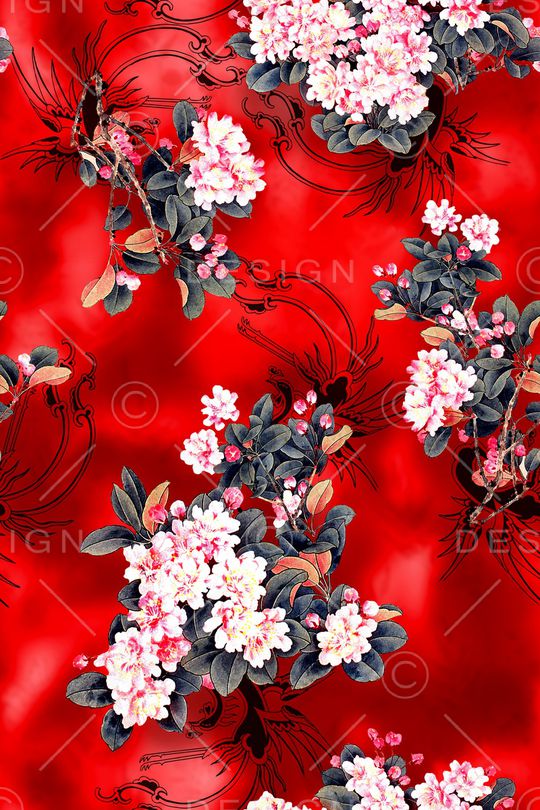 旗袍印花华亿平台图片