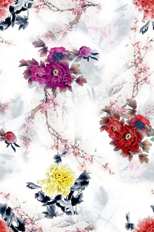 旗袍印花华亿平台图片