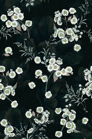 彩底花卉印花华亿平台图片