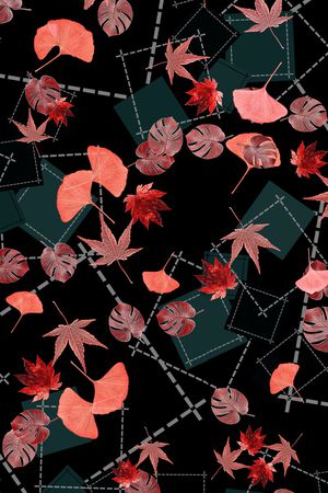 几何印花华亿平台图片