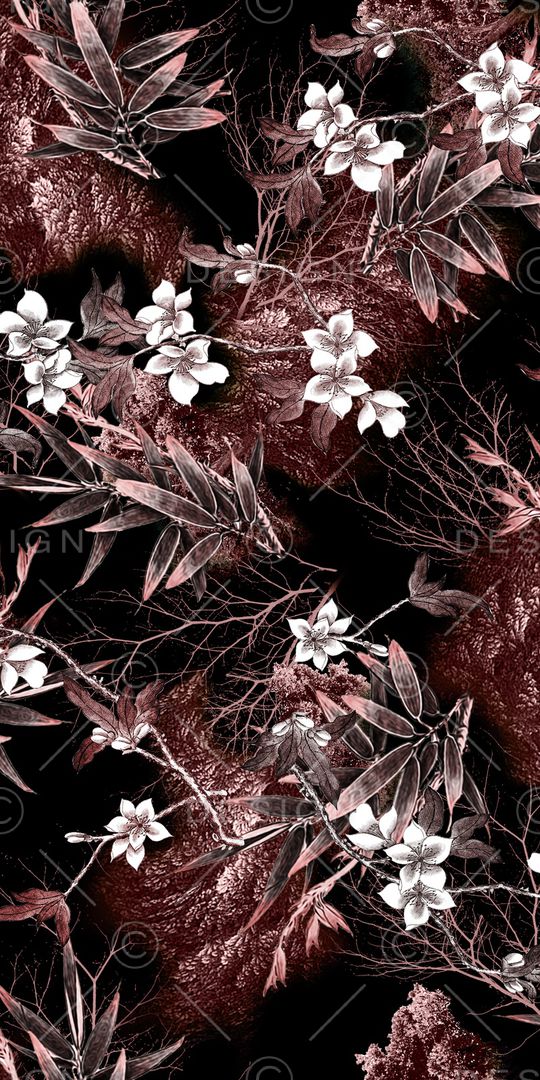 植物印花华亿平台图片