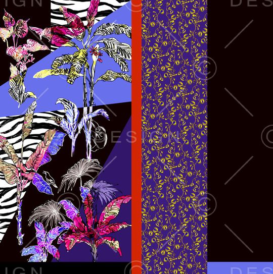 女装定位花印花华亿平台图片