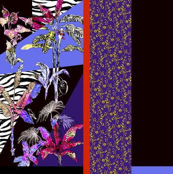 女装定位花印花华亿平台图片