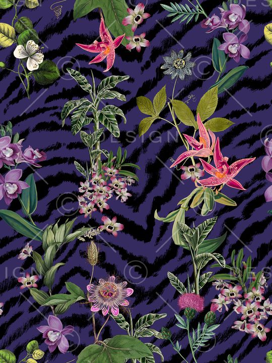 斑马纹印花华亿平台图片