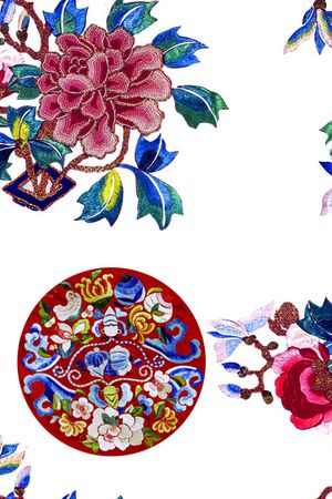 传统华亿平台印花华亿平台图片