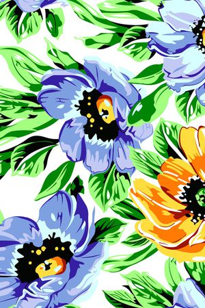 连衣裙印花华亿平台图片