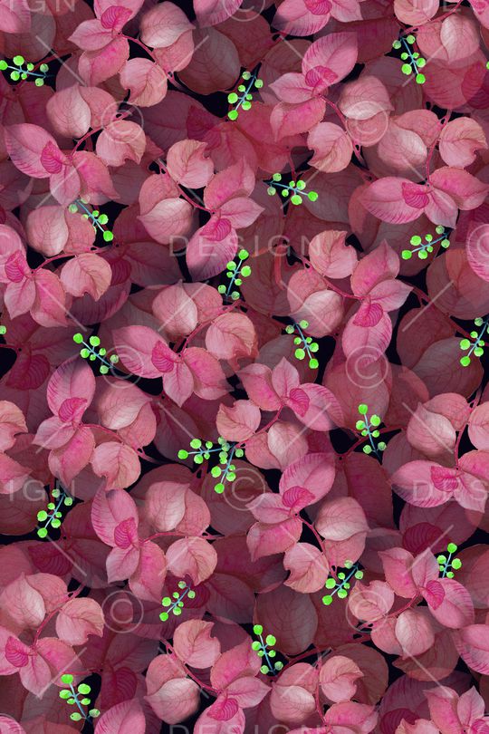 绿植树叶印花华亿平台图片