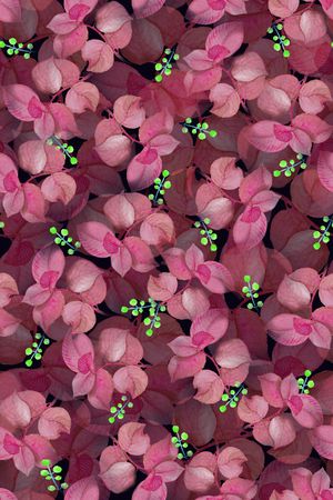 绿植树叶印花华亿平台图片