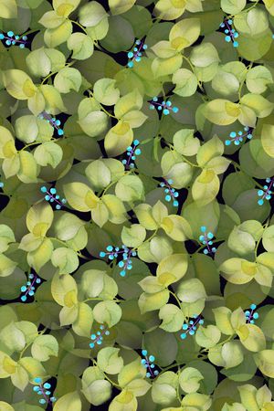 绿植树叶印花华亿平台图片