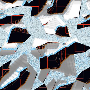 几何印花华亿平台图片