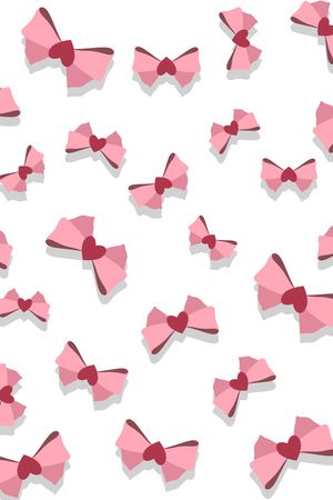 蝴蝶结印花华亿平台图片