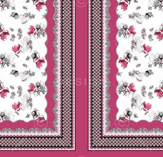 女装定位花印花华亿平台图片