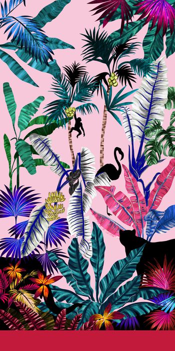 连衣裙印花华亿平台图片