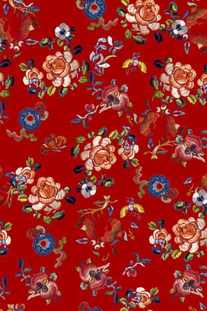 动物花卉印花华亿平台图片