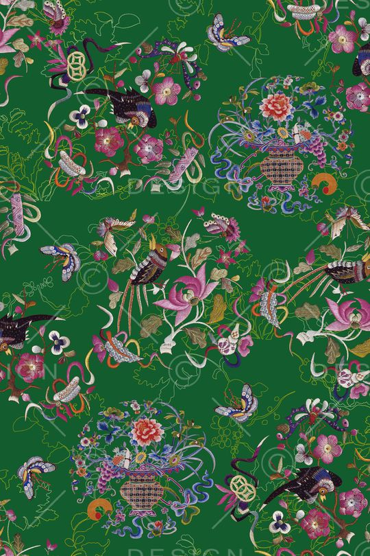 动物花卉印花华亿平台图片